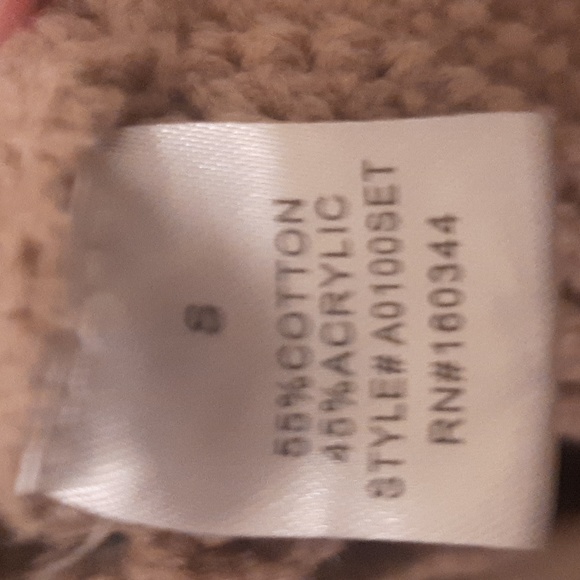 Coterie by ash Crochet Crop Top & Matching Skirt Sand Tan Size Small NWOT - Picture 11 of 15